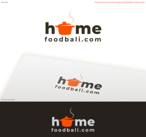 Logo Design by Anthony for homefoodbali.com | Design #20506649