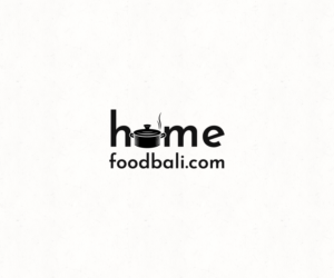 home foodbali.com, with the main feature being the word 