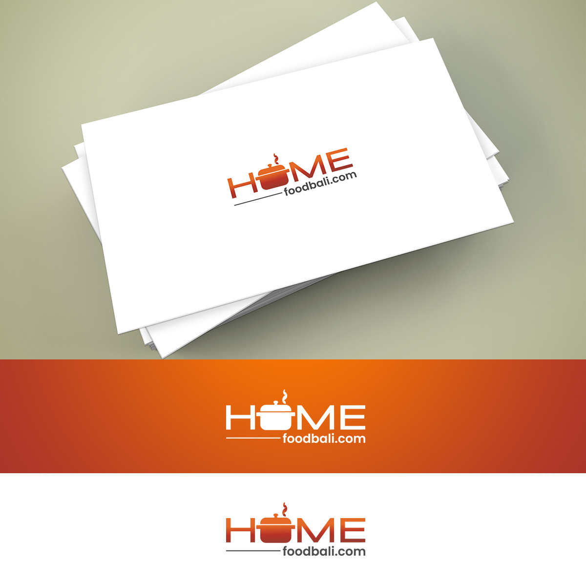 Logo Design by ClearDesign for homefoodbali.com | Design #20535619