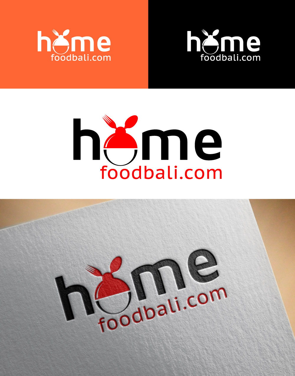 Logo Design by Ash_king for homefoodbali.com | Design #20526595