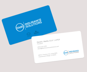 Business Card design for insurance broker in Denver, CO, USA | Business Card Design by Andrés Sebastián