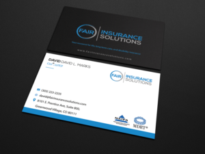 Business Card design for insurance broker in Denver, CO, USA | Business Card Design by Riz'
