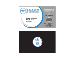 Business Card design for insurance broker in Denver, CO, USA | Business Card Design by Buck Tornado