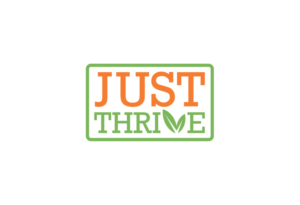 Just Thrive (either all uppercase, all lowercase, or a combination off both) | Logo Design by ms.logolady