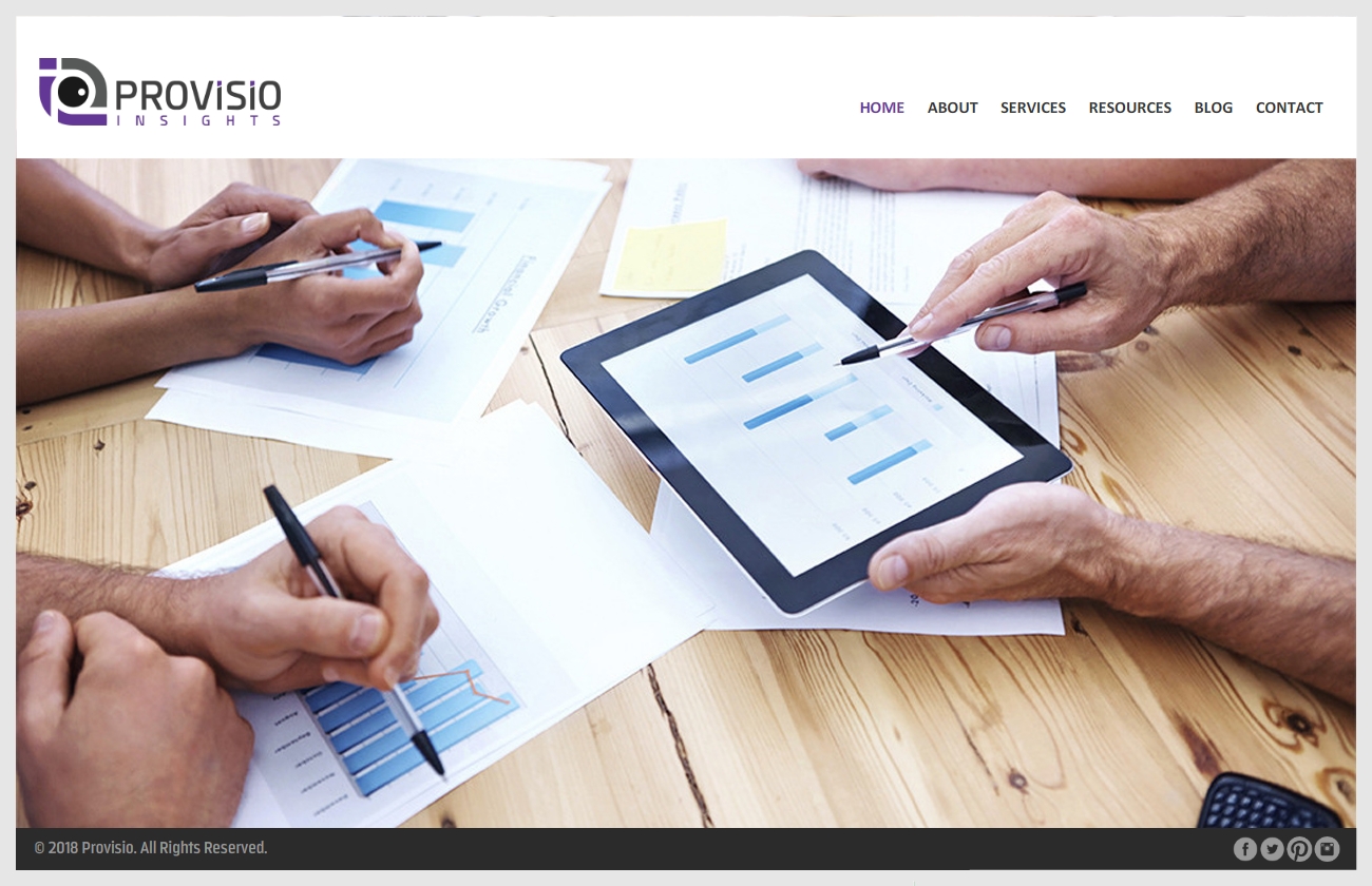 Web Design by -Marc- for Provisio Insights, LLC. | Design #20554306