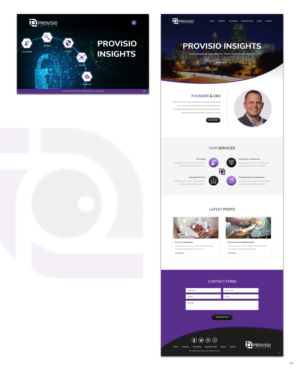 Diseño Web por pb para Provisio Insights, LLC. | Diseño: #20505257