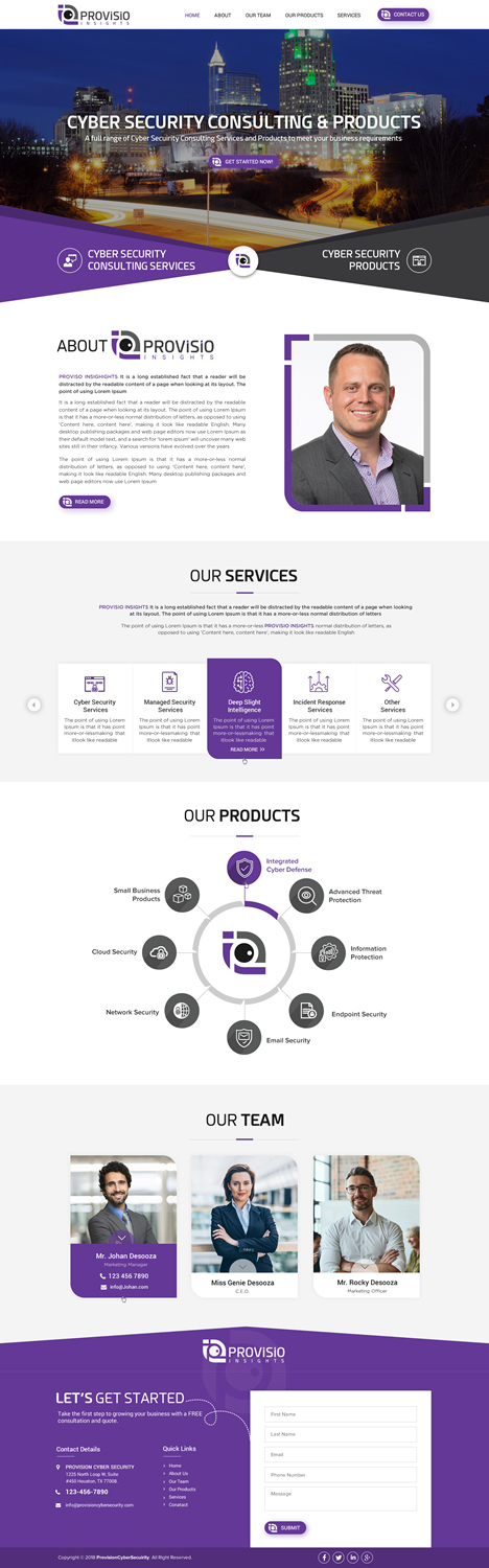 Web-Design von Sbss für Provisio Insights, LLC. | Design #20528697