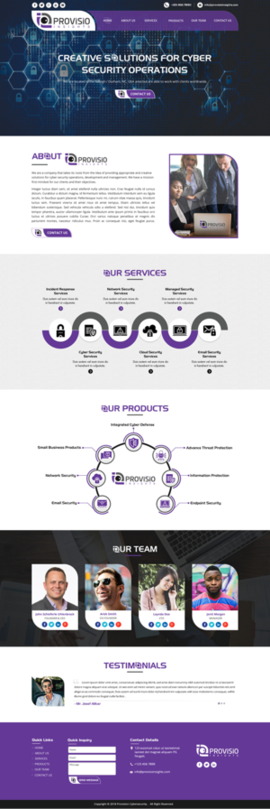 Diseño Web por Sbss para Provisio Insights, LLC. | Diseño: #20529548