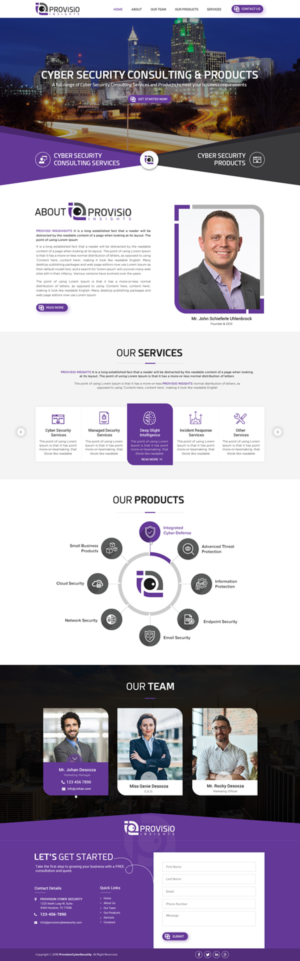 Diseño Web por Sbss para Provisio Insights, LLC. | Diseño: #20529723