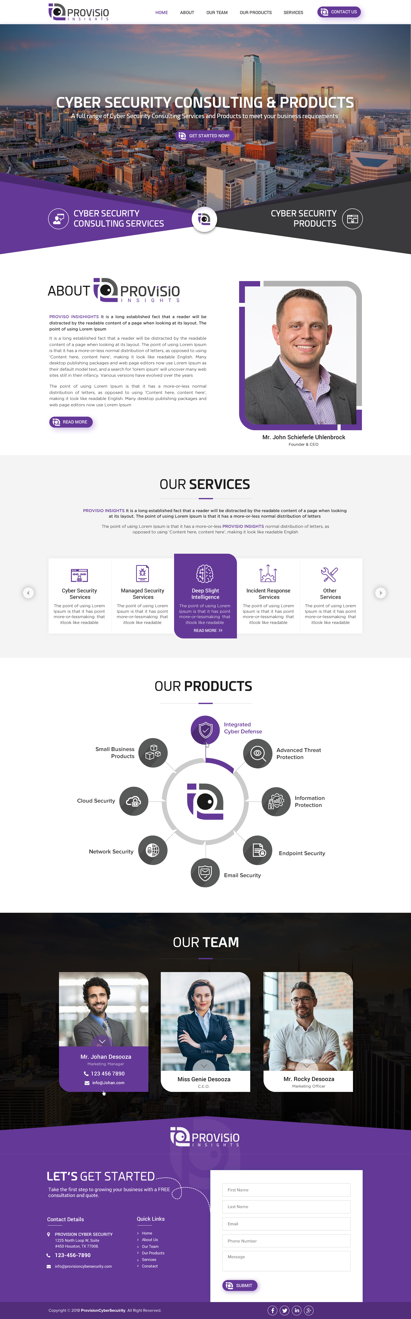Web Design by Sbss for Provisio Insights, LLC. | Design #20596894