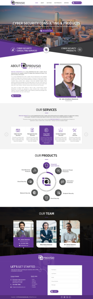 Diseño Web por Sbss para Provisio Insights, LLC. | Diseño: #20596894