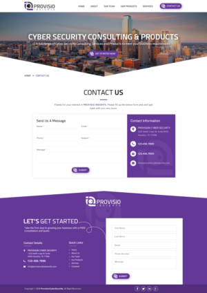 Diseño Web por Sbss para Provisio Insights, LLC. | Diseño: #20599553