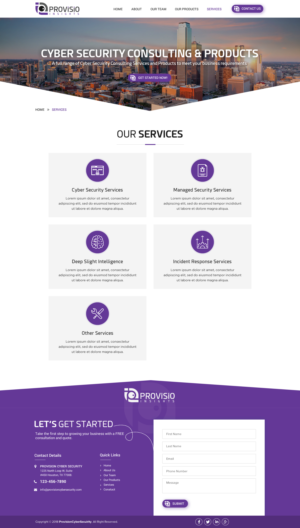 Diseño Web por Sbss para Provisio Insights, LLC. | Diseño: #20599554