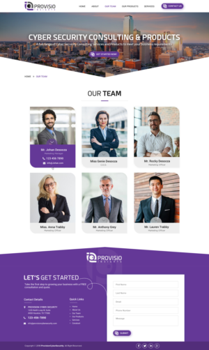 Cyber Security Site Design (Products & Consulting) | Web Design par Sbss