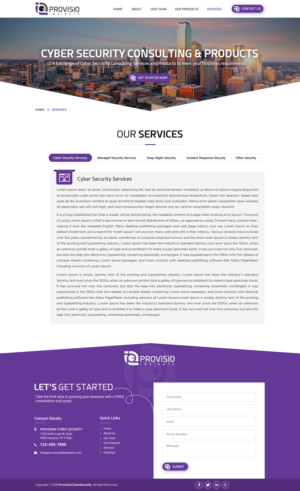 Diseño Web por Sbss para Provisio Insights, LLC. | Diseño: #20647121