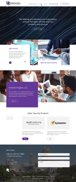 Web-Design von Ved Web Services für Provisio Insights, LLC. | Design #20527645