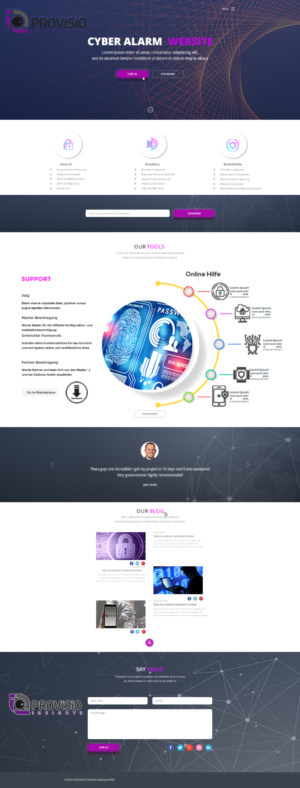 Web-Design von Grebowiec Peter für Provisio Insights, LLC. | Design #20508283