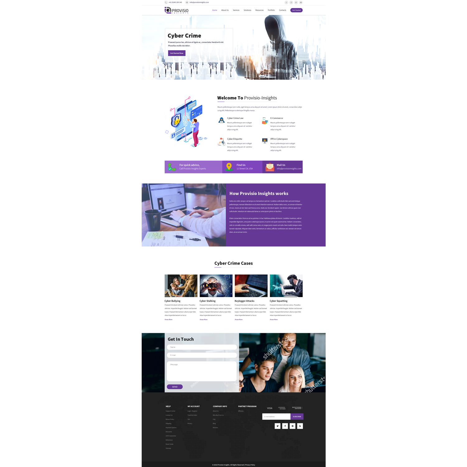 Web Design by AbhishekRoyBunty for Provisio Insights, LLC. | Design #20512303