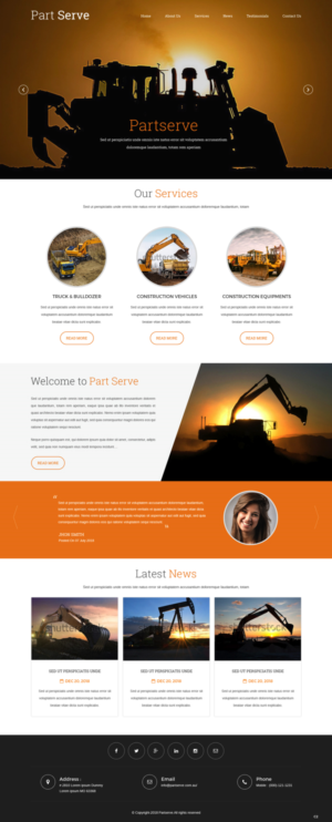 Web Design by pb for Part Serve Pty Ltd | Design: #20513747