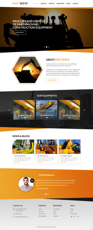 Web Design by pb for Part Serve Pty Ltd | Design: #20513751