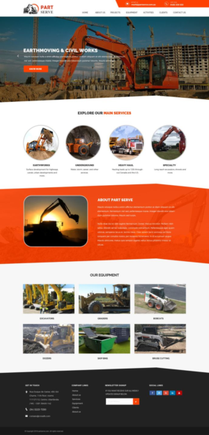 Web Design by Stranger Designer for Part Serve Pty Ltd | Design #20515437