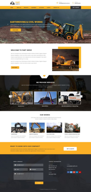 Web Design by WebPixel for Part Serve Pty Ltd | Design: #20519011