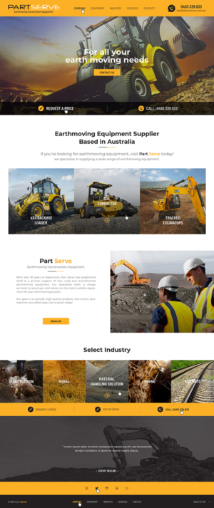Part serve Website | Web Design by Ved Web Services