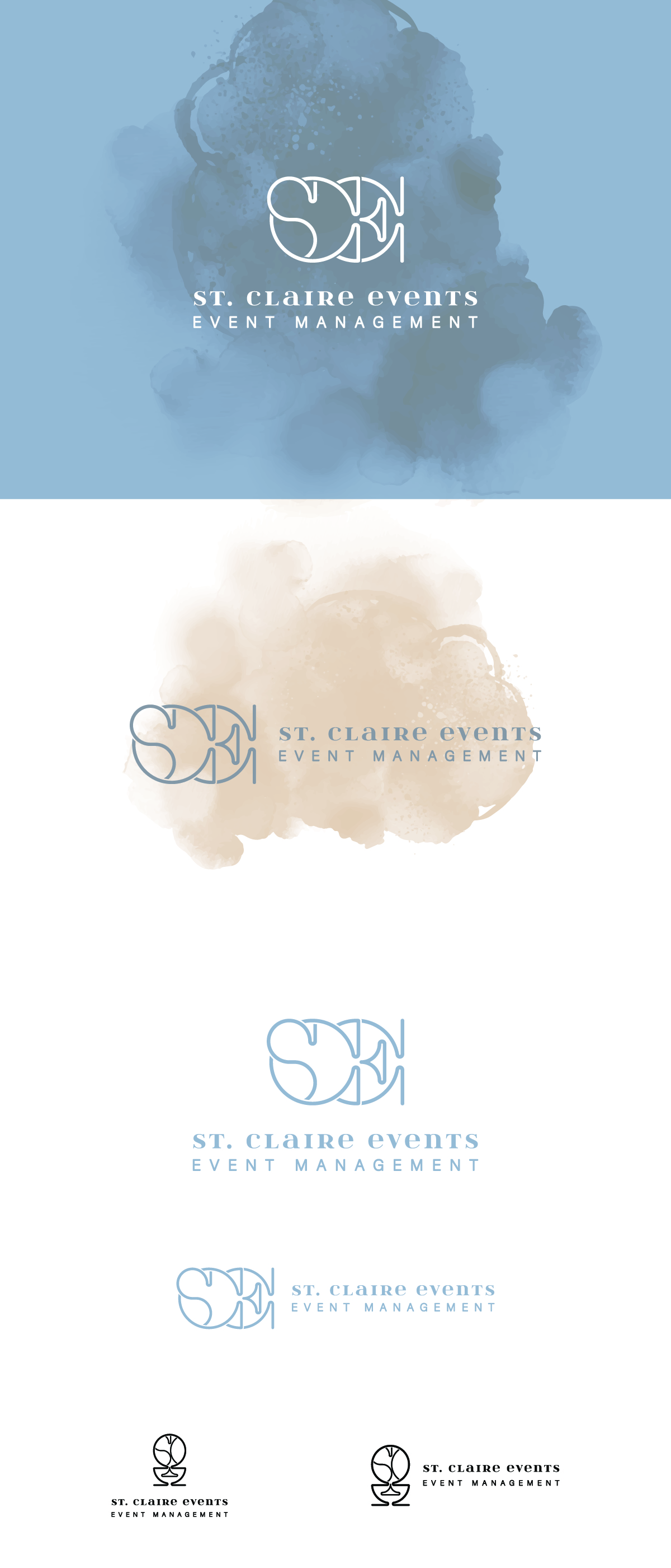 Logo Design by louisFaye 2 for St Claire Events  | Design #20548998