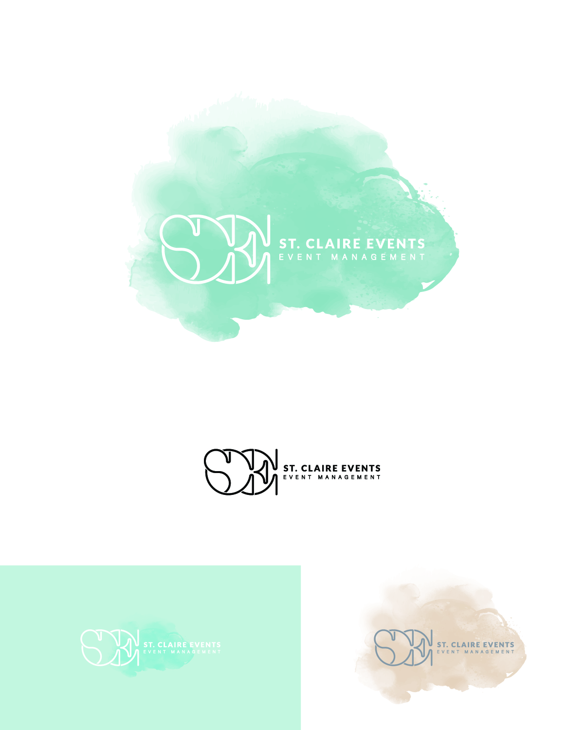 Logo Design by louisFaye 2 for St Claire Events  | Design #20557695