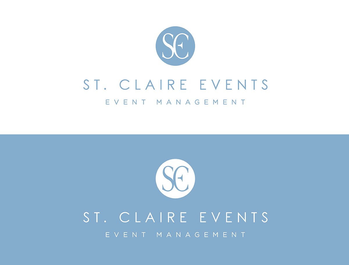 Logo Design by nzvm for St Claire Events  | Design #20557563