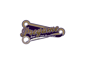 Pregame tagline: restaurant and bar Est. 2012 Taipei | Logo Design by alexis alemán