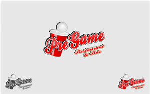 Pregame tagline: restaurant and bar Est. 2012 Taipei | Design de Logo par Ambrech