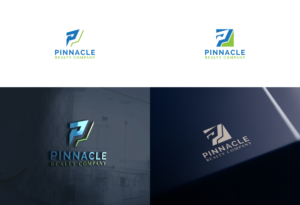 We want the logo to say Pinnacle.  We want to change the name at the bottom for each division.  Leasing, Management, Brokerage and investment services. | Logo Design by Vetroff