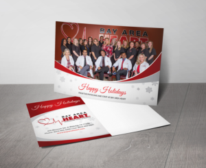 Postcard Design by alex989 for Bay Area Heart | Design: #20511361