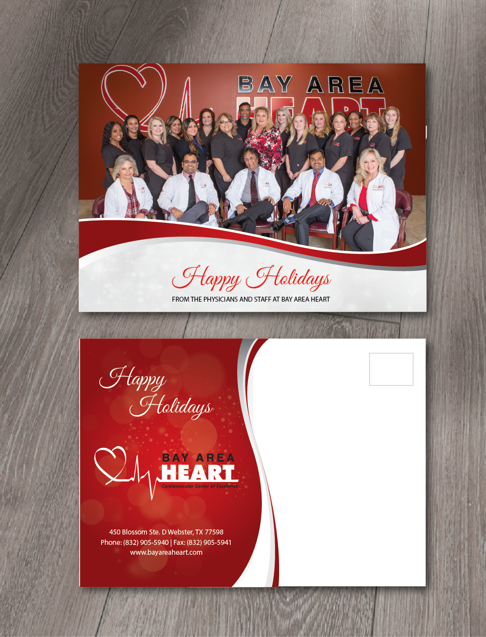 Postcard Design by alex989 for Bay Area Heart | Design #20512104