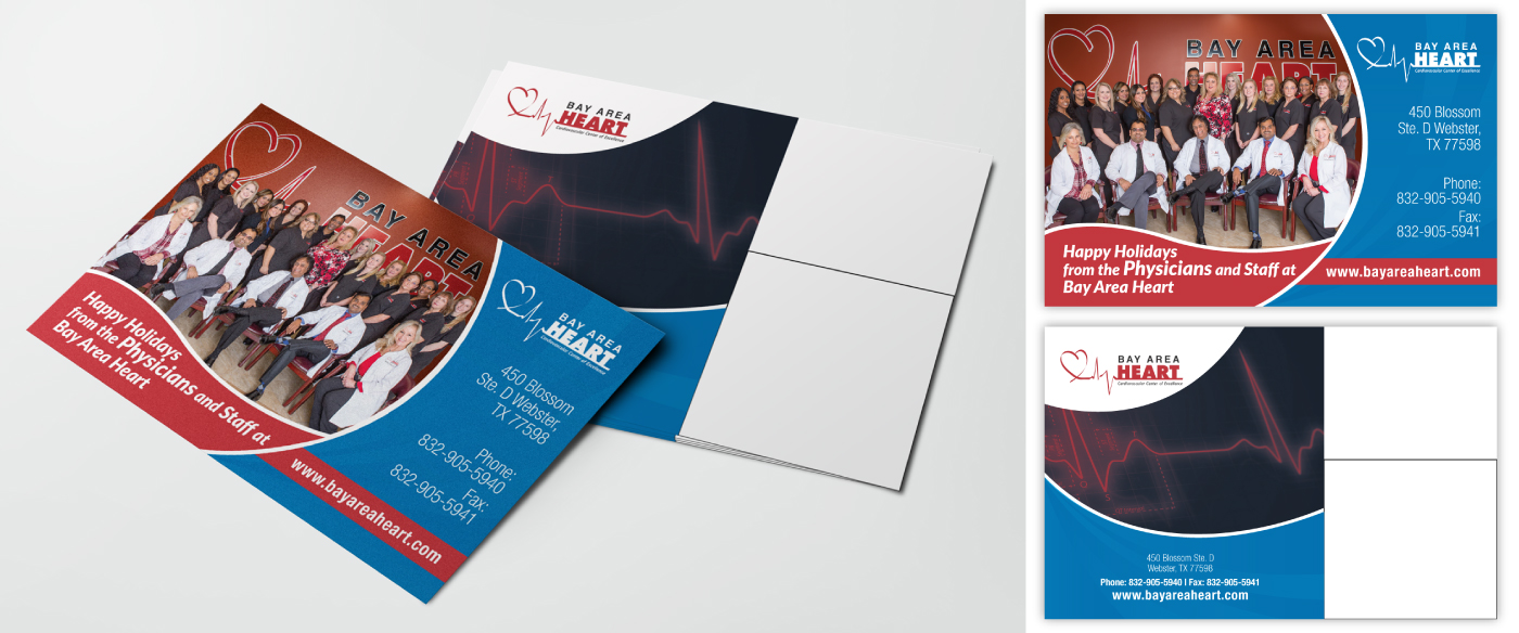 Postcard Design by Impressive Solutions for Bay Area Heart | Design #20509749