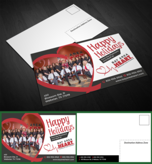 Postcard Design by Impressive Solutions for Bay Area Heart | Design: #20509750