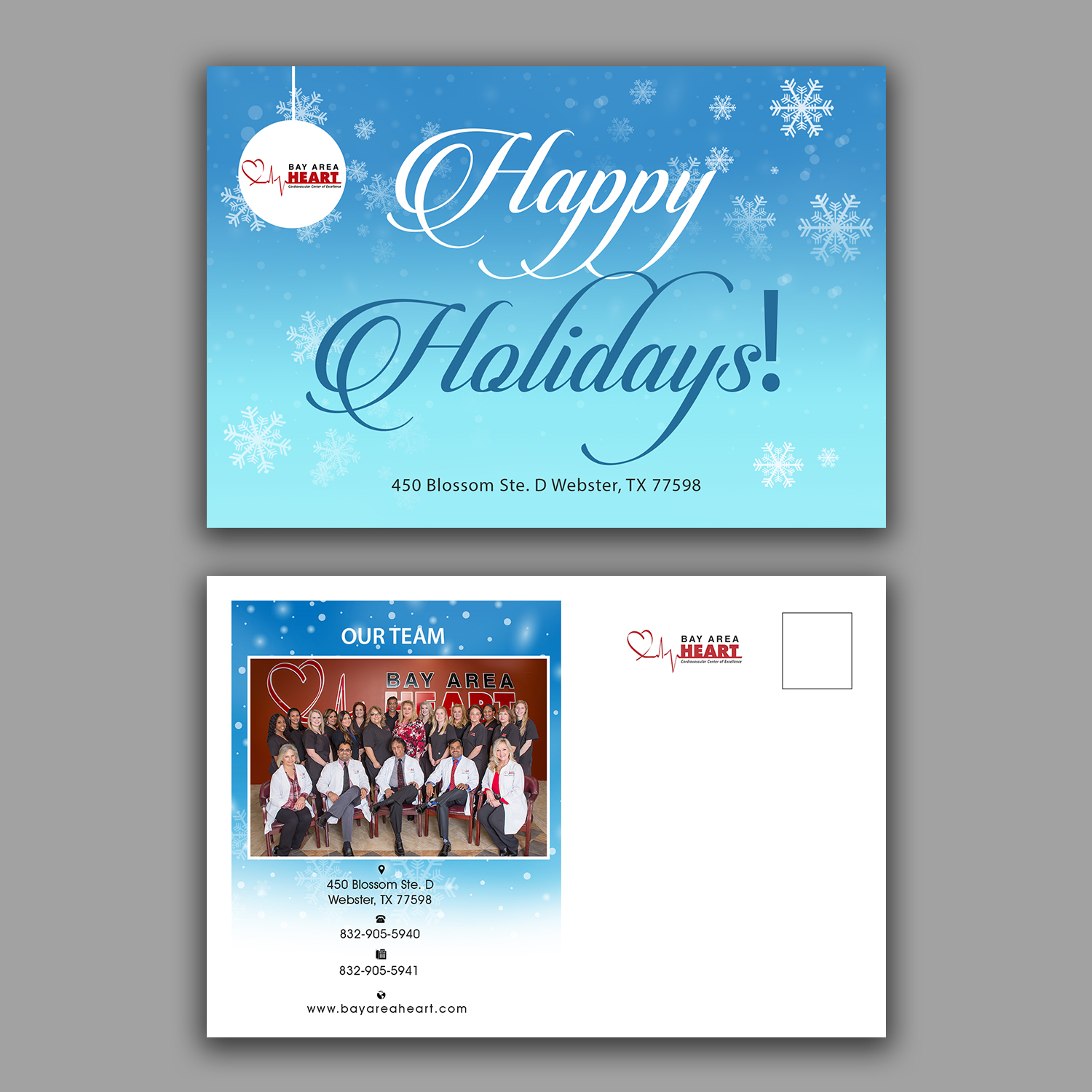 Postcard Design by debdesign for Bay Area Heart | Design #20511614