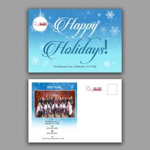 Postcard Design by debdesign for Bay Area Heart | Design: #20511614