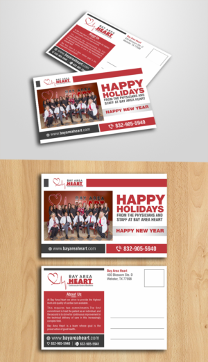 Postcard Design by ecorokerz for Bay Area Heart | Design #20508579
