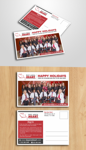 Postcard Design by ecorokerz for Bay Area Heart | Design: #20508580