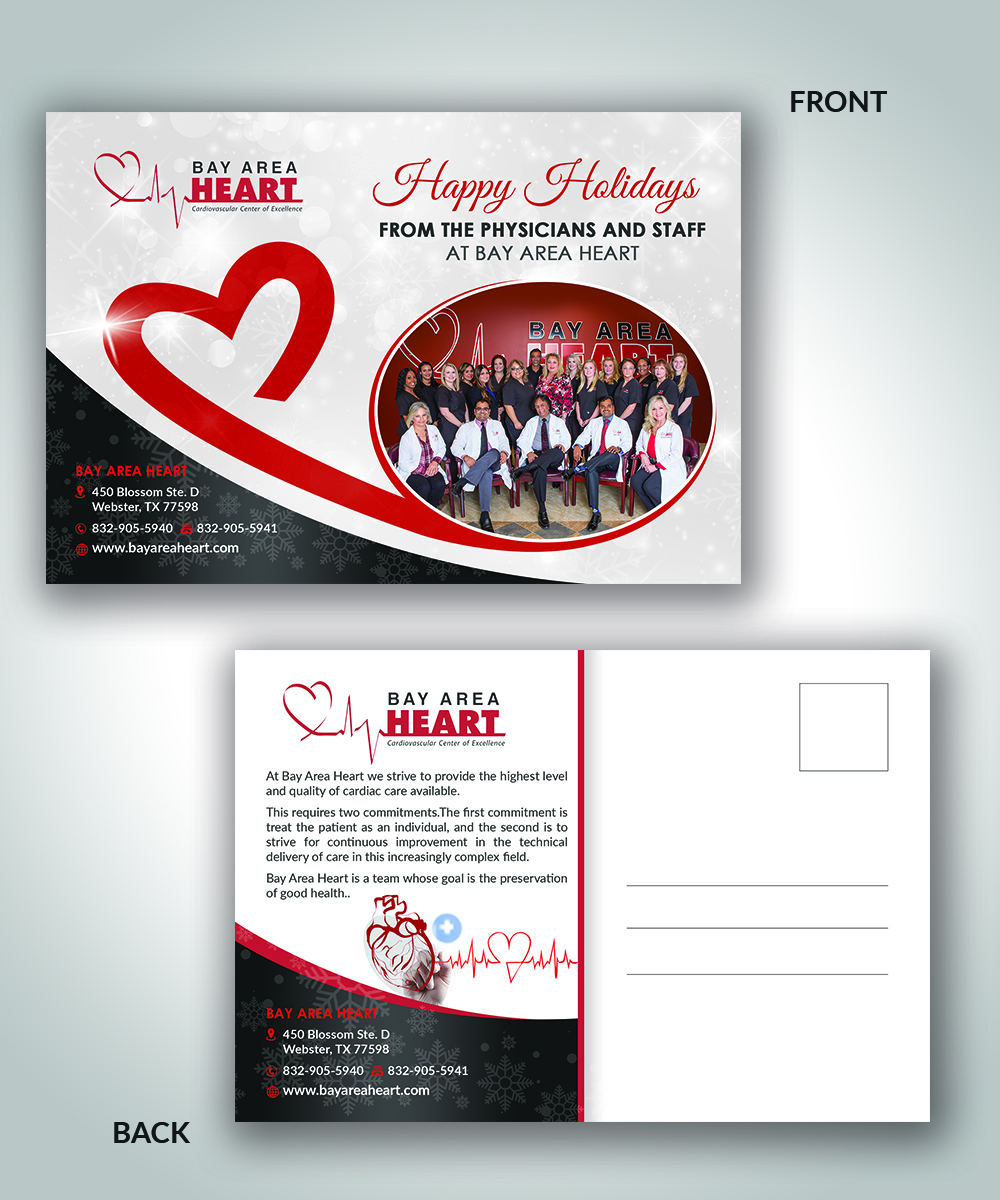 Postcard Design by innovative earth for Bay Area Heart | Design #20508622