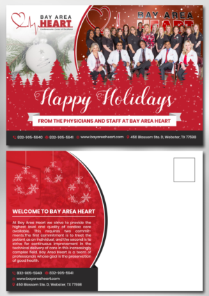 Diseño de Postal por TSU Creations para Bay Area Heart | Diseño: #20513494