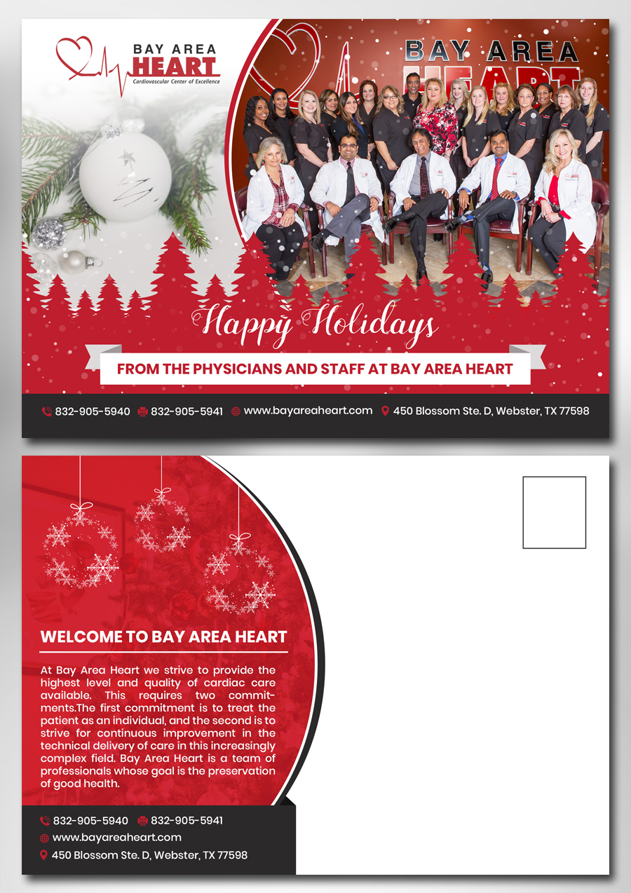 Postcard Design by TSU Creations for Bay Area Heart | Design #20514734