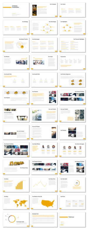 Gerlinger Carrier PowerPoint Template | Diseño de PowerPoint por StonyDog Design