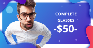 Facebook Ad For New online Spectacle Store | Werbe-Design von Kristina Andonoff