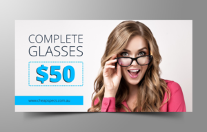 Facebook Ad For New online Spectacle Store | Werbe-Design von ecorokerz