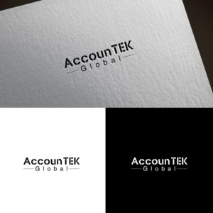 AccounTEK Global or AccounTEKglobal | Logo Design by sankar999