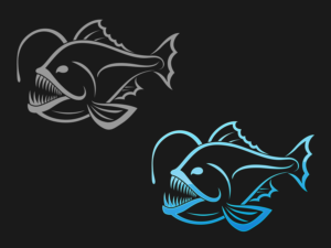 Angler Fish Design | Design Graphique par Scelatio