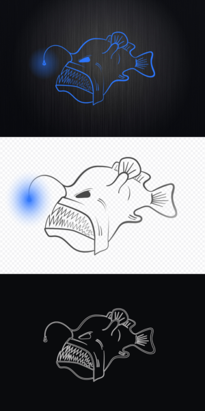 Angler Fish Design | Design Graphique par MTajvidi